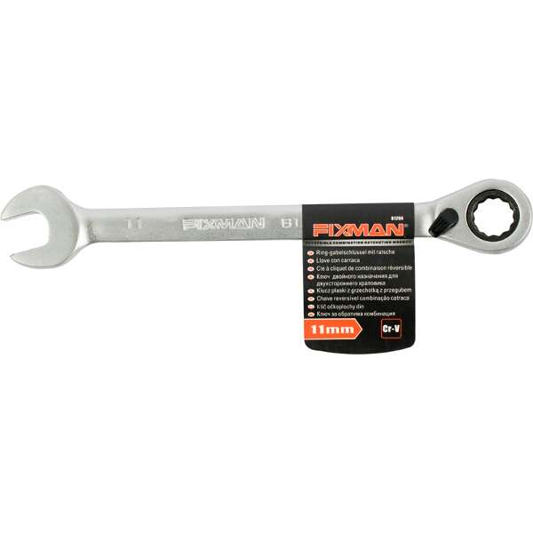 FIXMAN - Tools - Fixman Reversible Combination Ratcheting Wrench 11mm - FIXMAN - Tools - Fixman R...