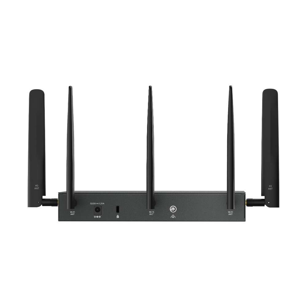 Tp-Link - Omada Er706Wp-4G 4G+ Cat6 Ax3000 Gigabit Vpn Gateway With 4-Port Poe+ - Tp-Link - Omada...