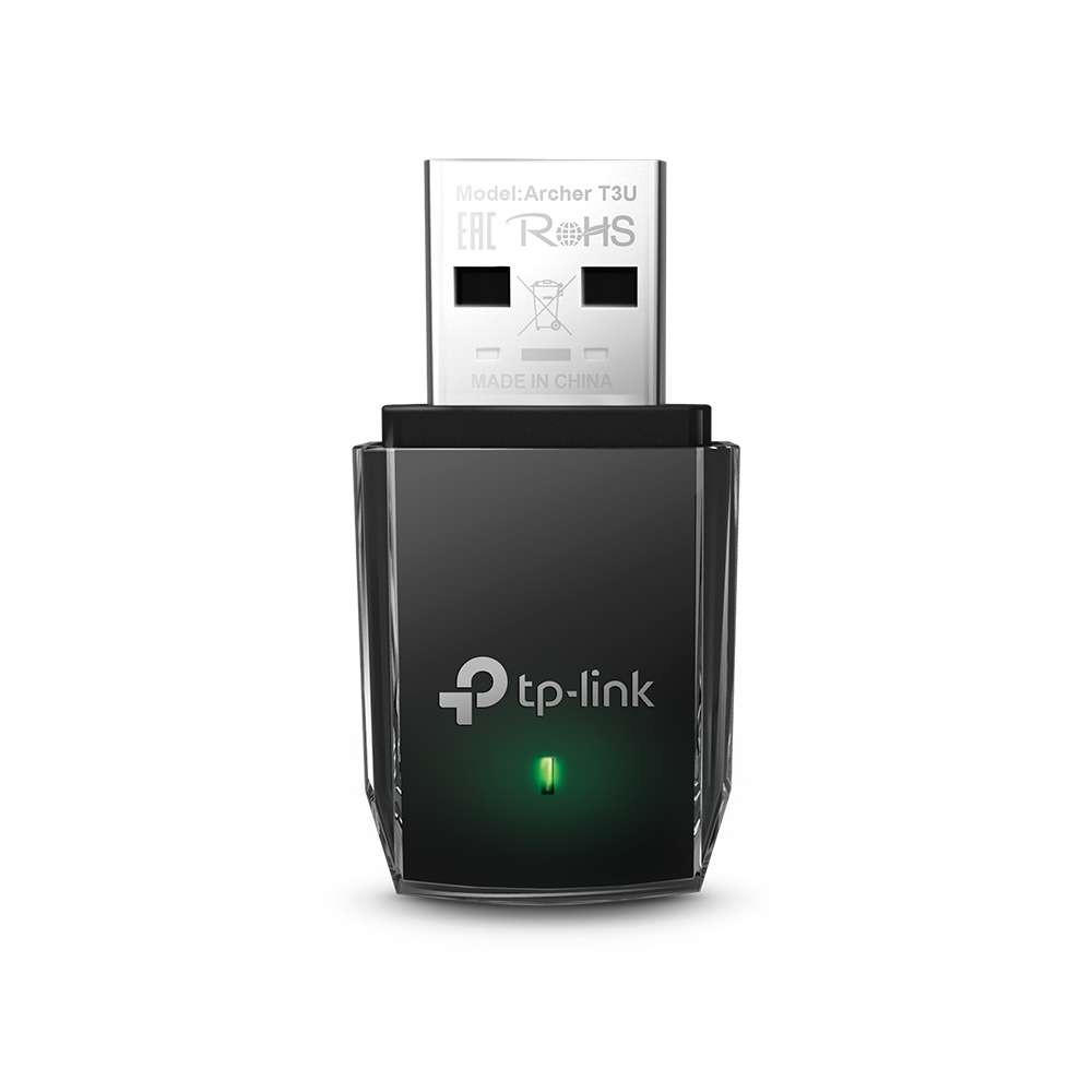 Tp-Link - Archer T3U AC1300 Mini Wireless Dual Band USB Adapter - Tp-Link - Archer T3U AC1300 Min...