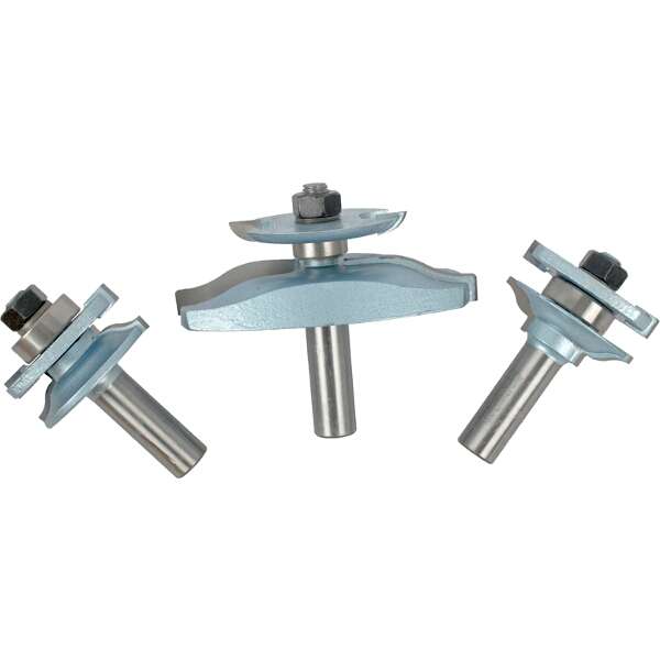 Pro-Tech - Sommerfield Raised Panel Set 3Pc 1/2" Shank Wooden Box - Pro-Tech - Sommerfield Raised...