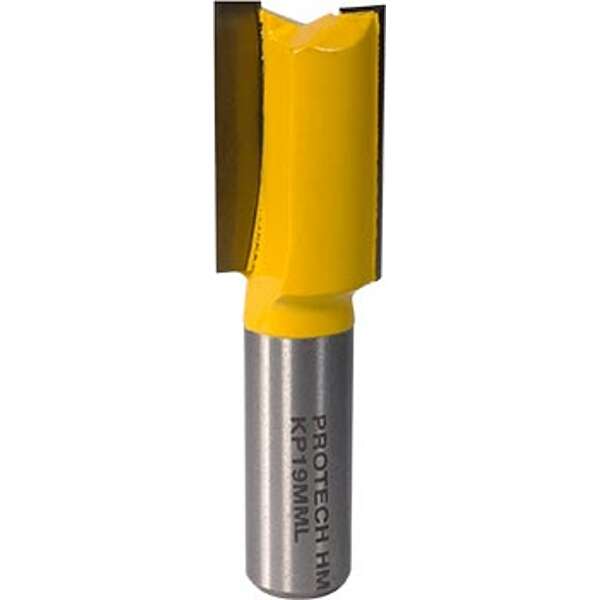 Pro-Tech - Straight Bit 19mm X 20mm Cut 2 Flute Metric 1/4" Shank - Pro-Tech - Straight Bit 19mm ...