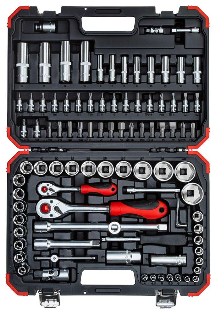 Gedore - Red 1/4 Inch & 1/2 Inch Socket Set - 94 Piece - Gedore - Red 1/4 Inch & 1/2 Inch Socket ...