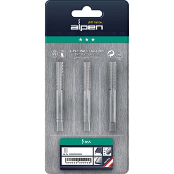 Alpen - Pro HSS 1.5mm Drill Din 338 Rn 135 Split Point Plastic Wallet - Alpen - Pro HSS 1.5mm Dri...