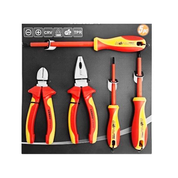 Kendo - VDE Screwdriver Plier Set 5 Piece - Kendo - VDE Screwdriver Plier Set 5 Piece