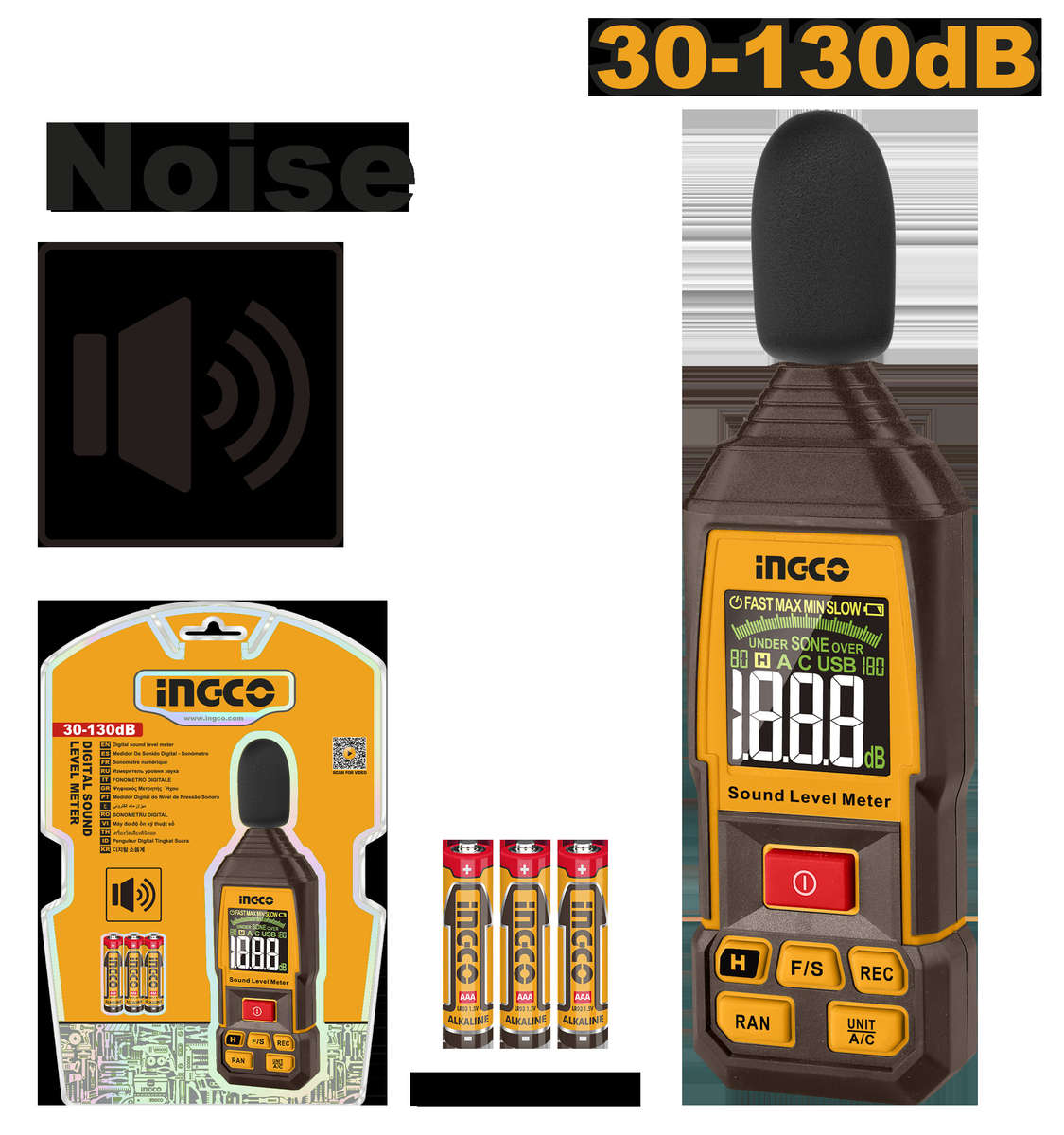 Ingco - Digital Sound Level Meter - Ingco - Digital Sound Level Meter