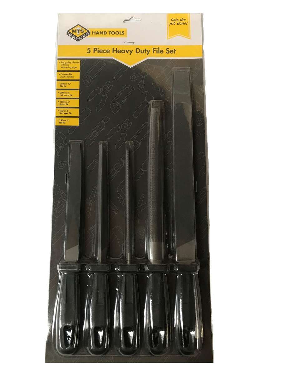 MTS - Steel File Set 5 Piece - MTS - Steel File Set 5 Piece