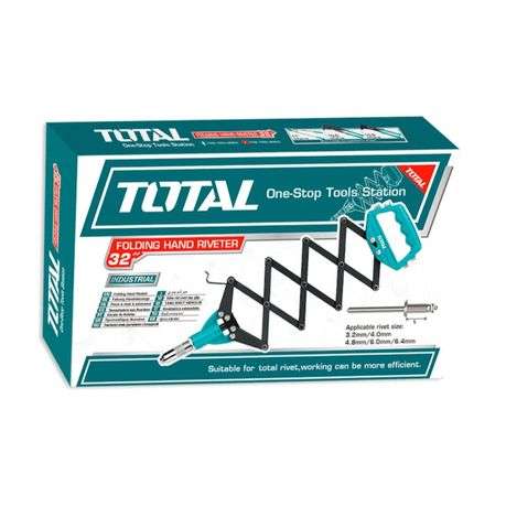 Total Tools - Lazy Tong Folding Hand Riveter - Total Tools - Lazy Tong Folding Hand Riveter