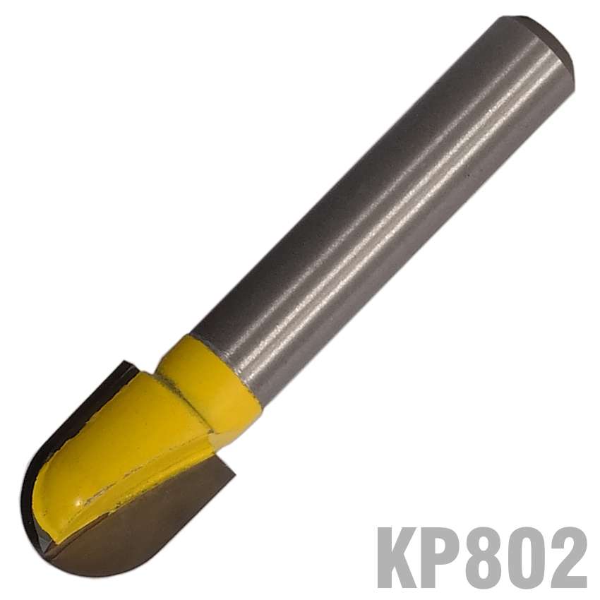 Pro-Tech - Core Box Bit 3/8' X 1/4'Sh - Pro-Tech - Core Box Bit 3/8' X 1/4'Sh
