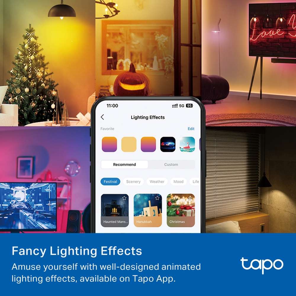 TP-Link TAPO - Tp-Link - TAPO - L430C E14 Smart Wi-Fi Light Bulb (4-Pack) - TP-Link TAPO - Tp-Lin...