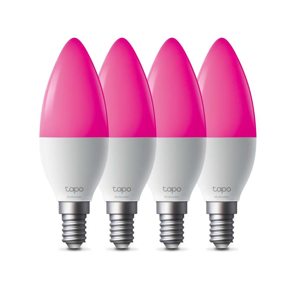 TP-Link TAPO - Tp-Link - TAPO - L430C E14 Smart Wi-Fi Light Bulb (4-Pack) - TP-Link TAPO - Tp-Lin...
