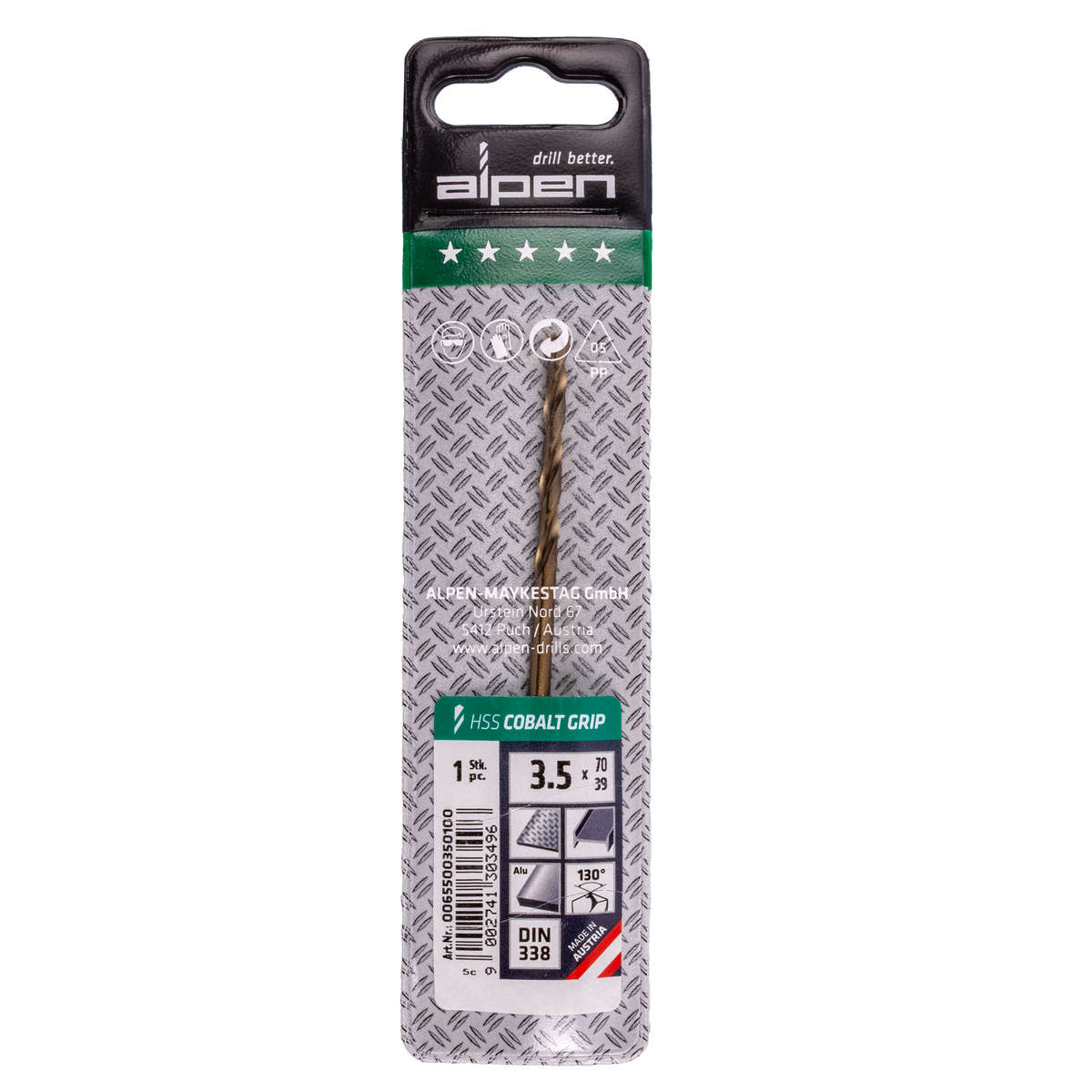 Alpen - Hss Cobalt Grip 3.5 Plw - Alpen - Hss Cobalt Grip 3.5 Plw
