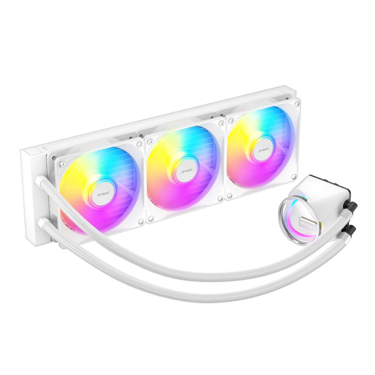 Antec - Skeleton 360 ARGB AIO CPU Liquid Cooler - White - Antec - Skeleton 360 ARGB AIO CPU Liqui...