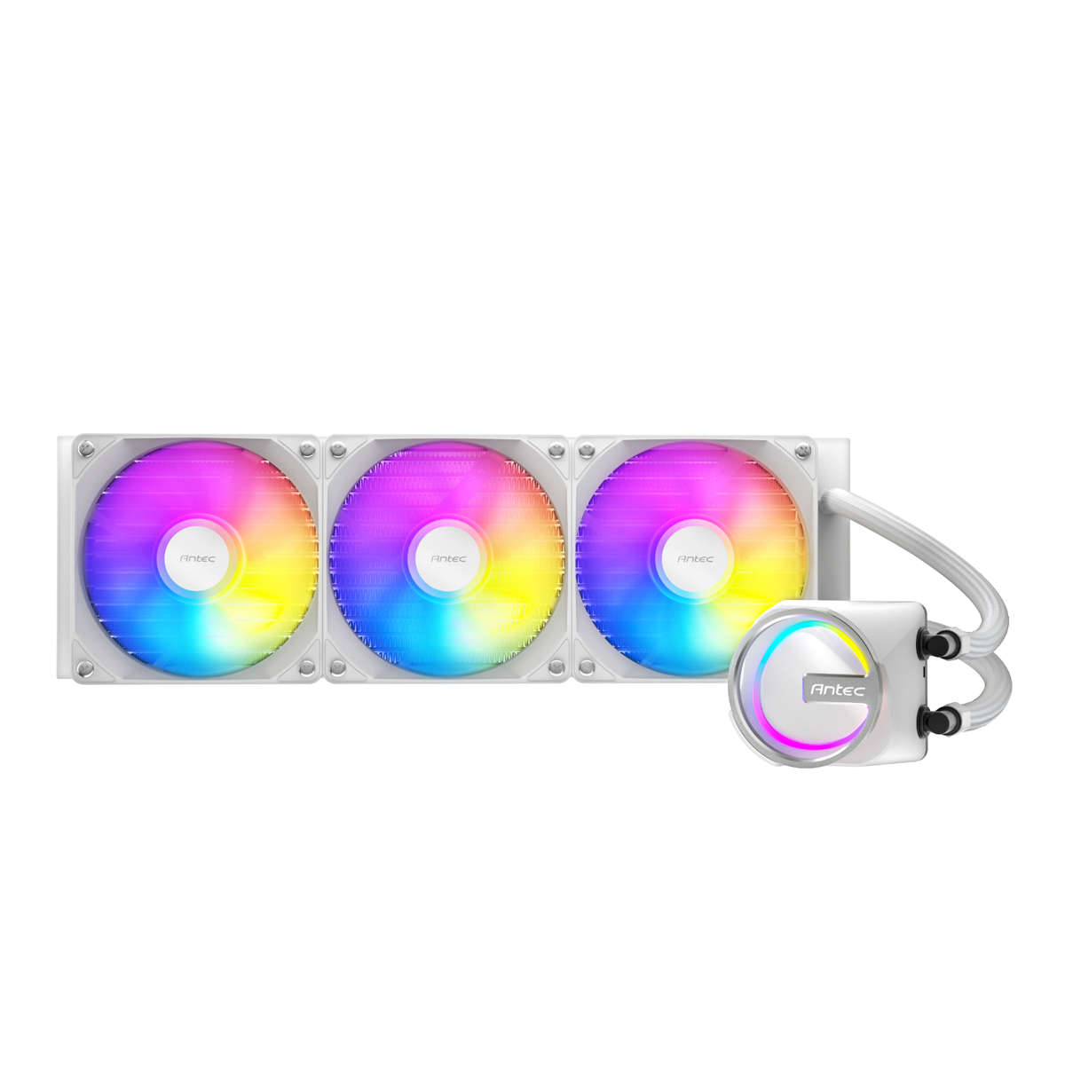 Antec - Skeleton 360 ARGB AIO CPU Liquid Cooler - White - Antec - Skeleton 360 ARGB AIO CPU Liqui...