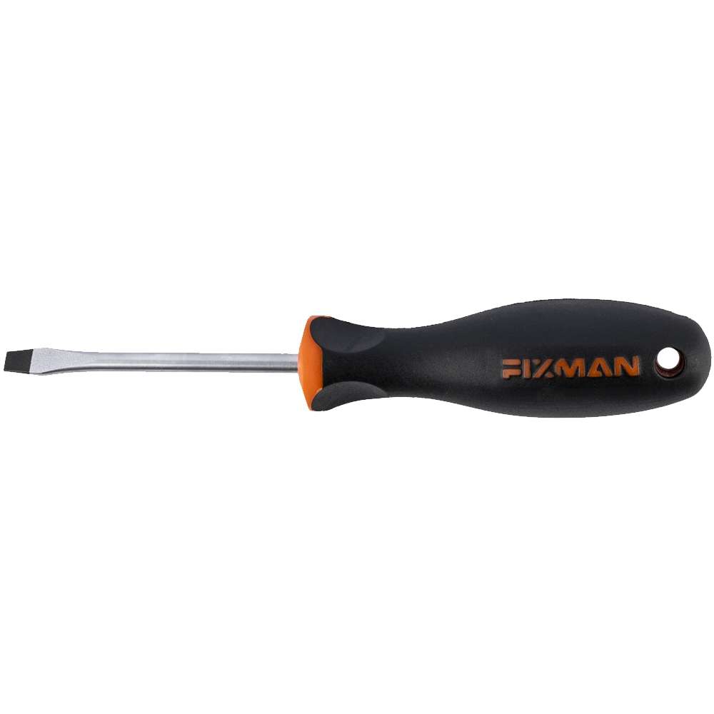 FIXMAN - S/Driver Slotted 5.5X1X75mm Crv With Ergonomic Handle - FIXMAN - S/Driver Slotted 5.5X1X...