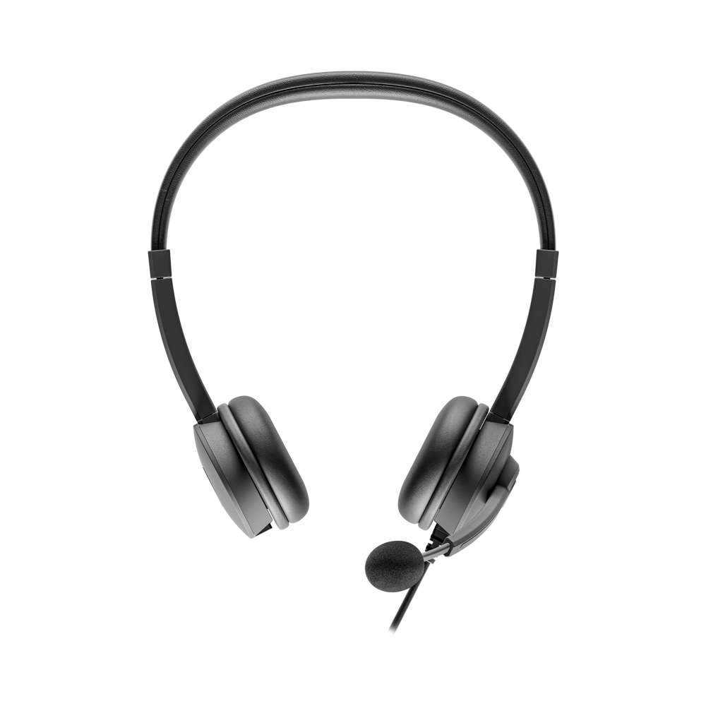 Axtel - Flow UC Wired Stereo Headset Black - Axtel - Flow UC Wired Stereo Headset Black