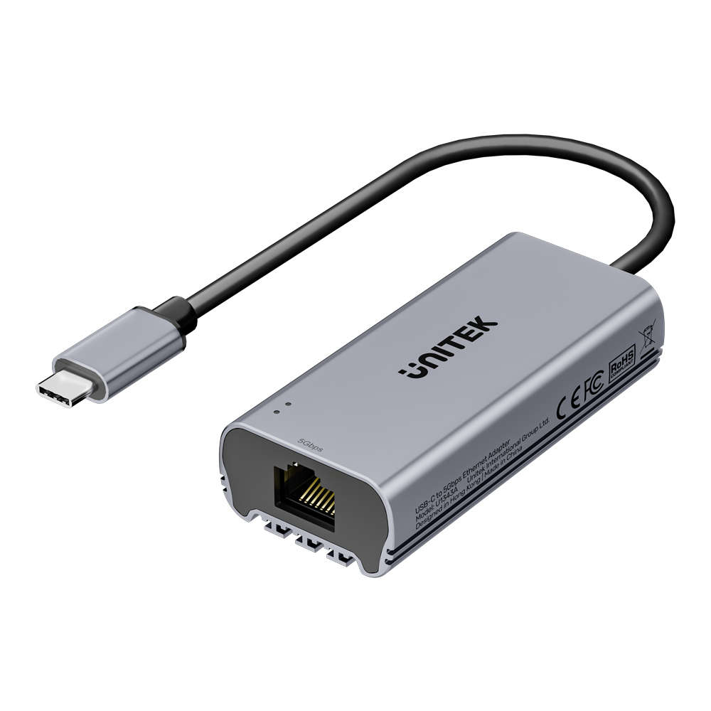 Unitek - U1343A Usb3.2 Gen2 Type-C To 5Gbps Ethernet Adapter - Unitek - U1343A Usb3.2 Gen2 Type-C...