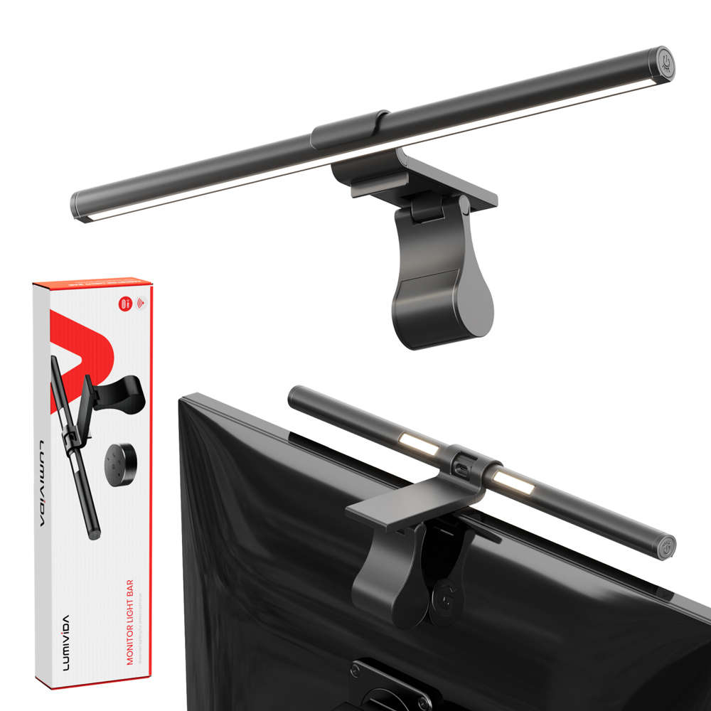 LinkQnet - Ldl16-6 Monitor Light Bar With Rear Light And Wireless Remote Control - LinkQnet - Ldl...
