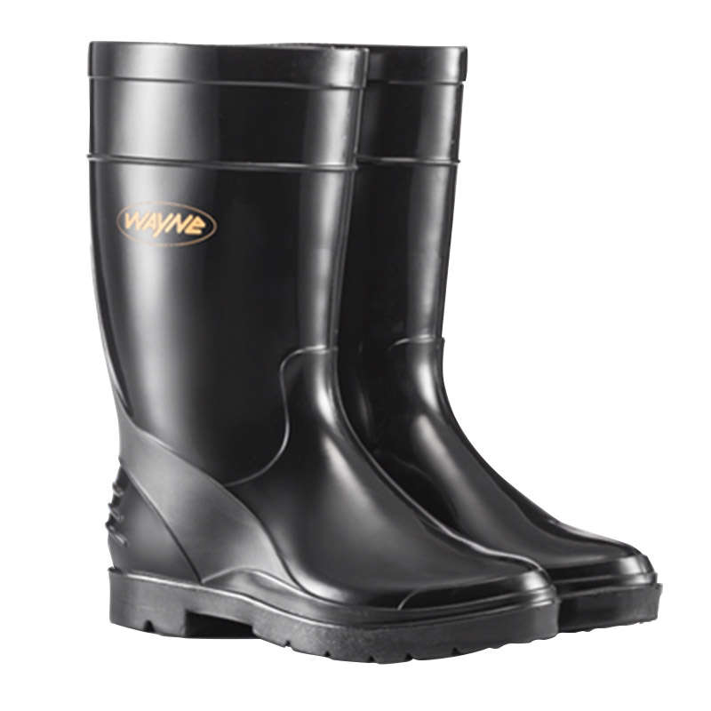 WAYNE - Gumboots Ladies Half L Blk S5 - WAYNE - Gumboots Ladies Half L Blk S5