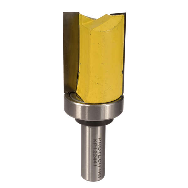 Pro-Tech - Pattern Flush Trim Bit. With Shank Mounted Bearing 1 1/8" X 1 1/2" 1/2 - Pro-Tech - Pa...