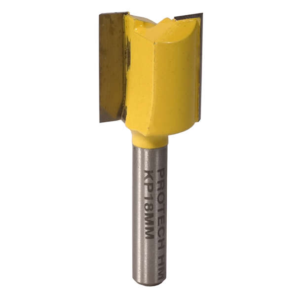 Pro-Tech - Straight Bit 18mm X 28mm Cut 2 Flute Metric 1/4" Shank - Pro-Tech - Straight Bit 18mm ...