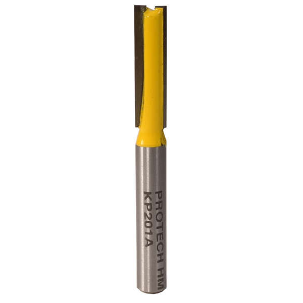 Pro-Tech - Straight Bit 1/4" (6.35mm) X 1"(25.4mm) Two Flute Long 1/4" Shank - Pro-Tech - Straigh...