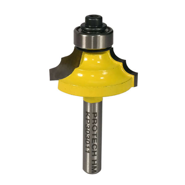 Pro-Tech - Double Round Bit 1 1/8" X 1/2" Radius 5/32" 1/4" Shank - Pro-Tech - Double Round Bit 1...