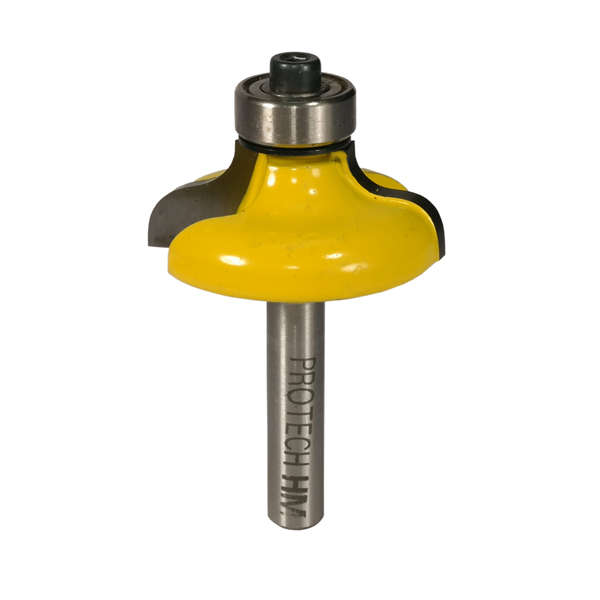 Pro-Tech - Ogee Bit 1 1/4" X 1/2" Radius 3/16" 1/4" Shank - Pro-Tech - Ogee Bit 1 1/4" X 1/2" Rad...