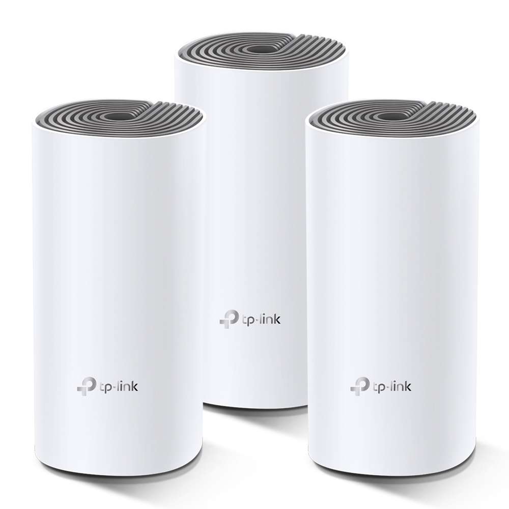 Tp-Link - Deco E4 (3-pack) AC1200 Whole Home Mesh Wi-Fi System - Tp-Link - Deco E4 (3-pack) AC120...