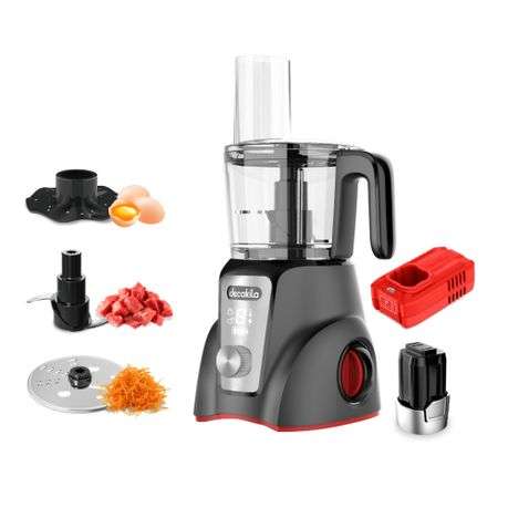 Decakila - Cordless Food Processor - Black - 1.25L - Decakila - Cordless Food Processor - Black -...