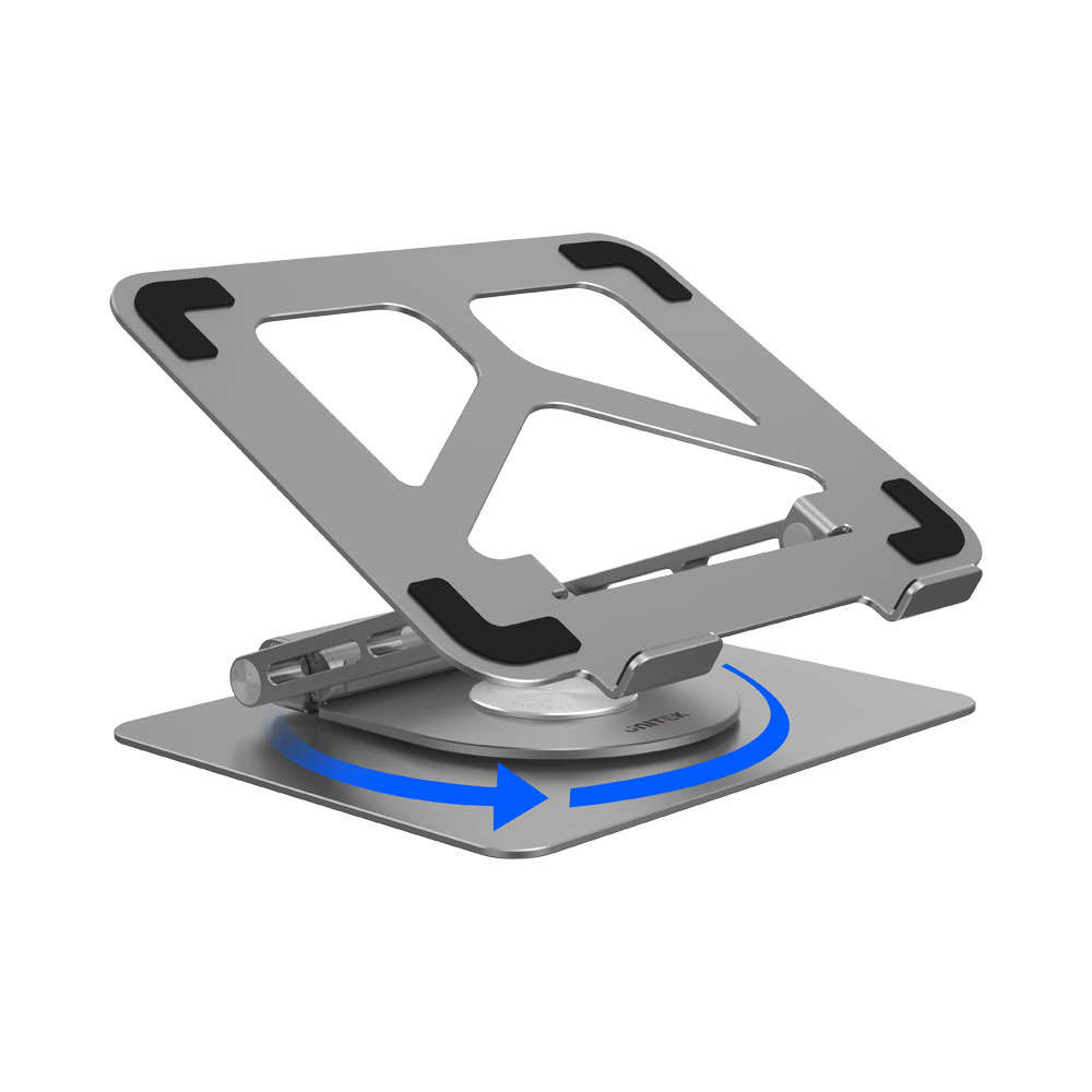 Unitek - 360 Rotating Base Stand with Type-C Docking Station - Unitek - 360 Rotating Base Stand w...