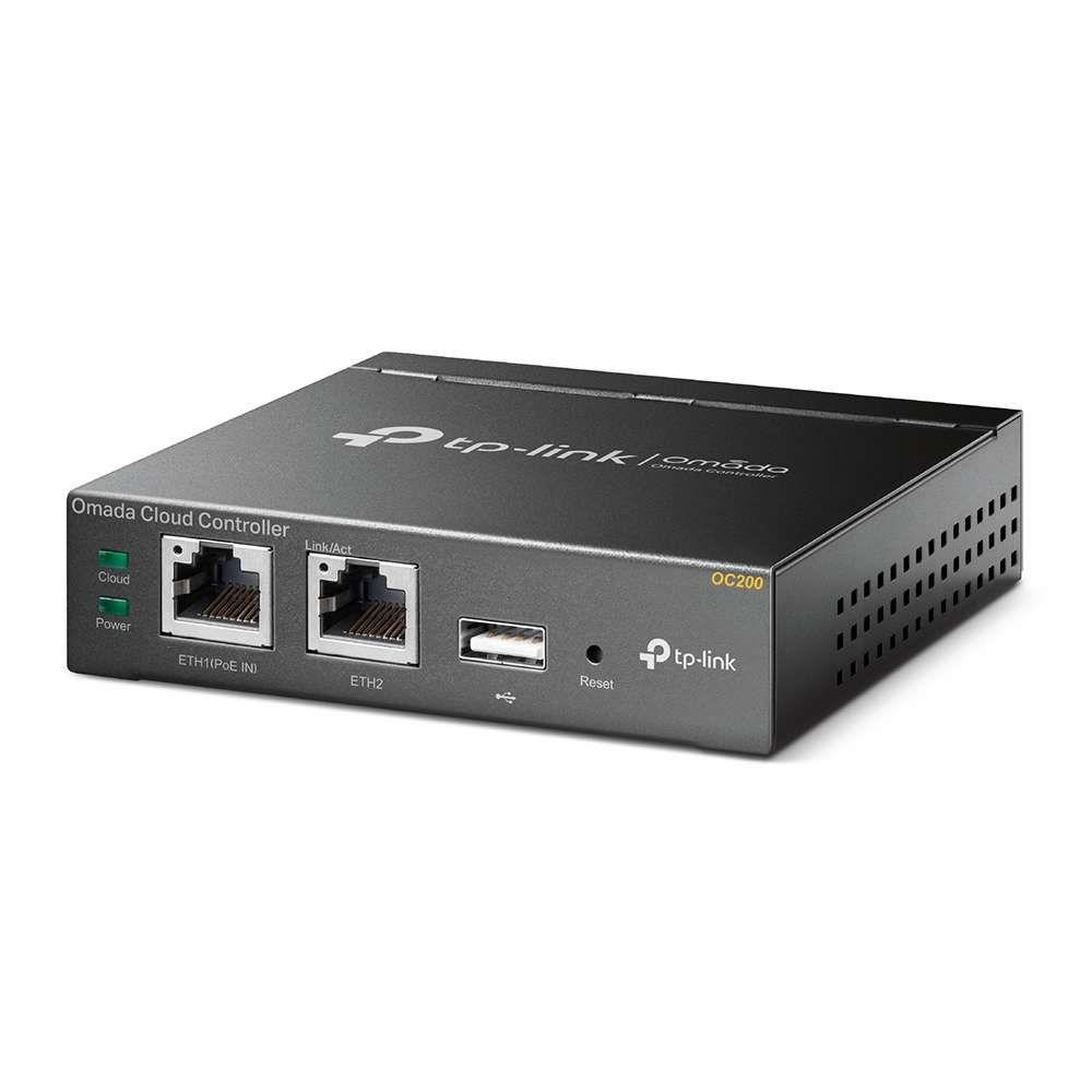 Tp-Link - OC200 Omada Cloud Controller with PoE, Wi-Fi & Secure Guest Network - Tp-Link - OC200 O...