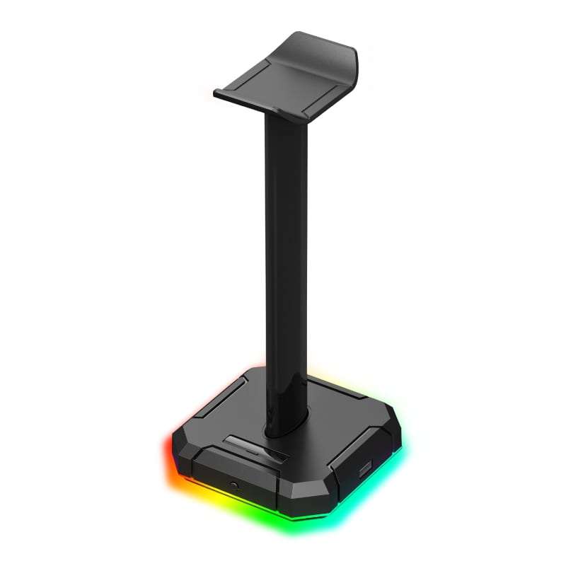 Redragon - Scepter PRO Quad USB2.0 RGB Headset Stand - Redragon - Scepter PRO Quad USB2.0 RGB Hea...
