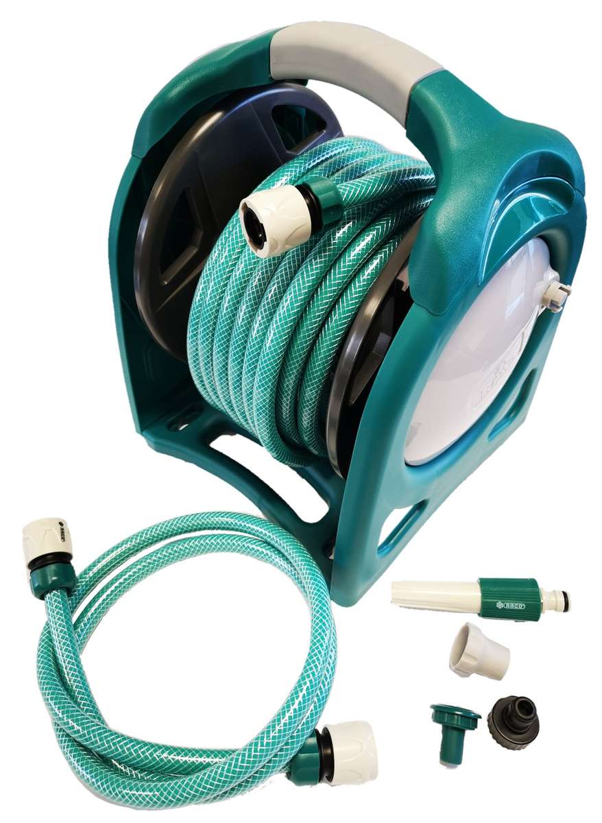 Raco - Garden Hosepipe Bundle (15m) - Wall Mountable (Including Fittings) - Raco - Garden Hosepip...
