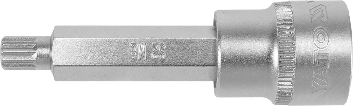 Yato - Spline Socket Bit 1/2"(M 5 X 100mm) - Yato - Spline Socket Bit 1/2"(M 5 X 100mm)