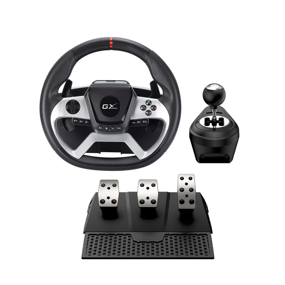 Genius - Force Feedback Racing Wheel6+Rshifter - Genius - Force Feedback Racing Wheel6+Rshifter