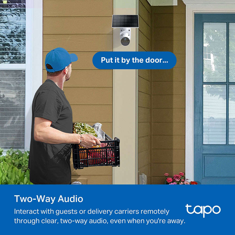 Tp-Link - Tapo Tc85 Kit Solar-Powered Security Camera Kit - Tp-Link - Tapo Tc85 Kit Solar-Powered...