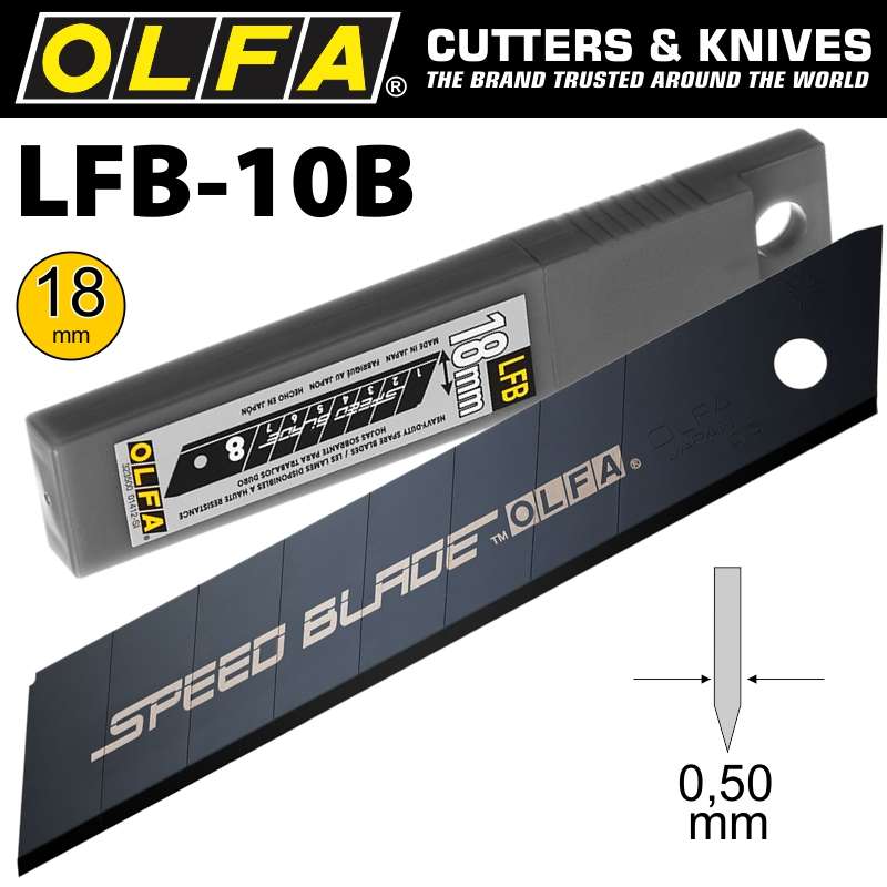 Olfa - Speed Blade 18mm In Plastic Case - Olfa - Speed Blade 18mm In Plastic Case