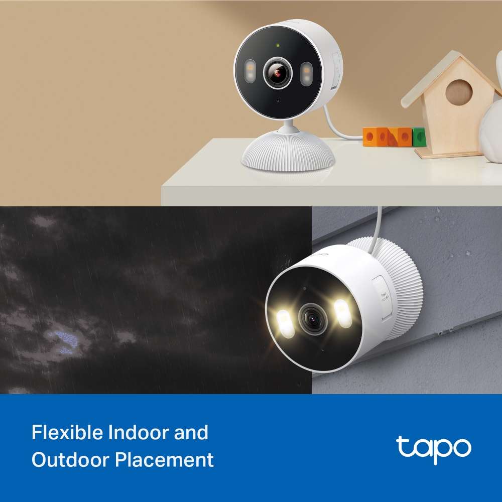 Tp-Link - Tapo 2K 3MP In Out WiFi - Tp-Link - Tapo 2K 3MP In Out WiFi