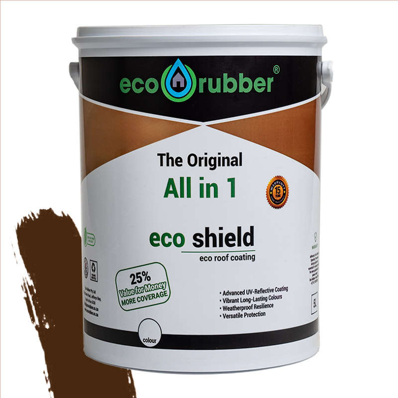 ECO RUBBER - All In 1 Eco Shield Brown 5L - ECO RUBBER - All In 1 Eco Shield Brown 5L