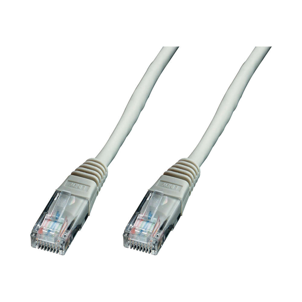 Lindy - 1M Utp Cat5E Cable Grey (45141) - Lindy - 1M Utp Cat5E Cable Grey (45141)