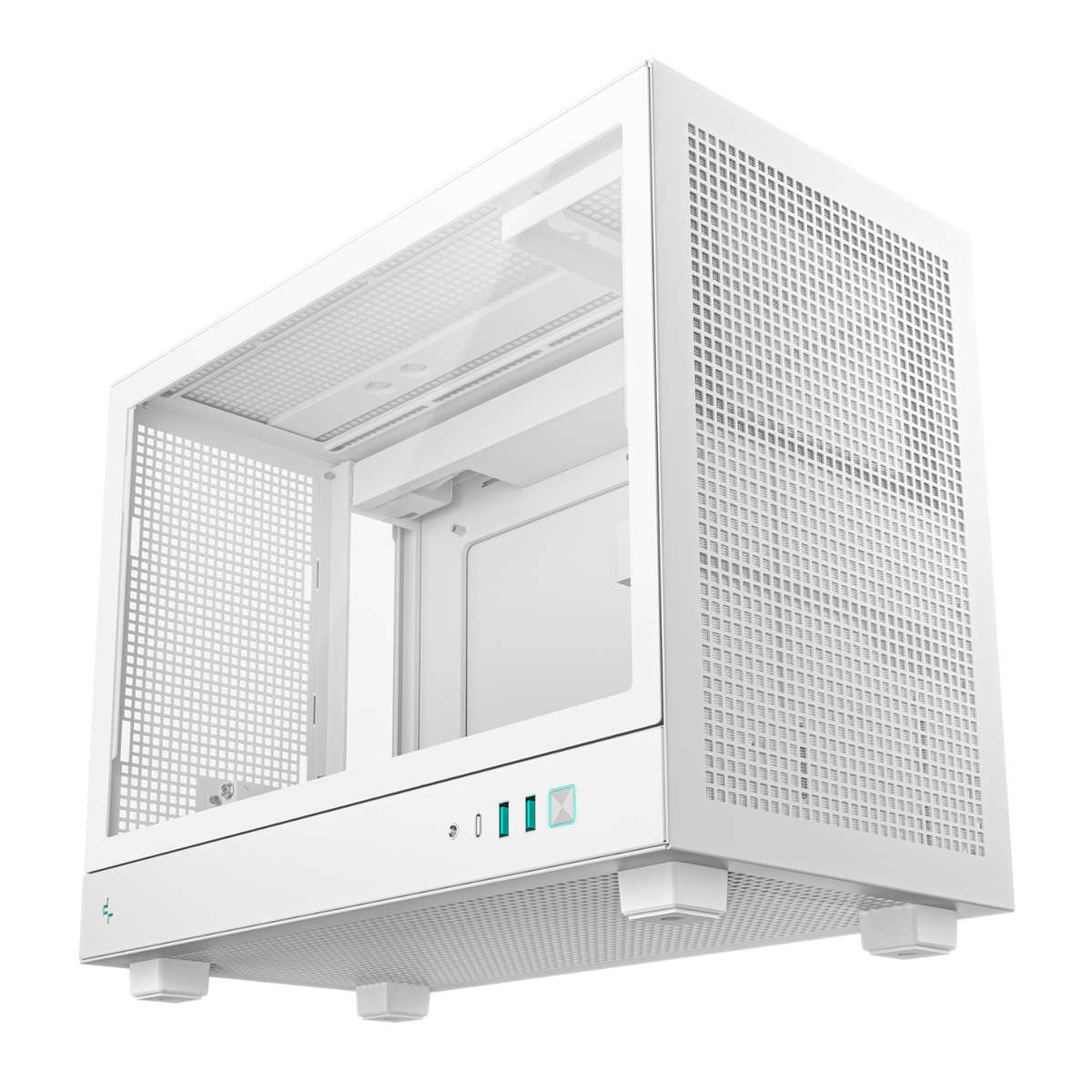 DEEPCOOL - CH160 Plus Micro-ATX Chassis - White - DEEPCOOL - CH160 Plus Micro-ATX Chassis - White
