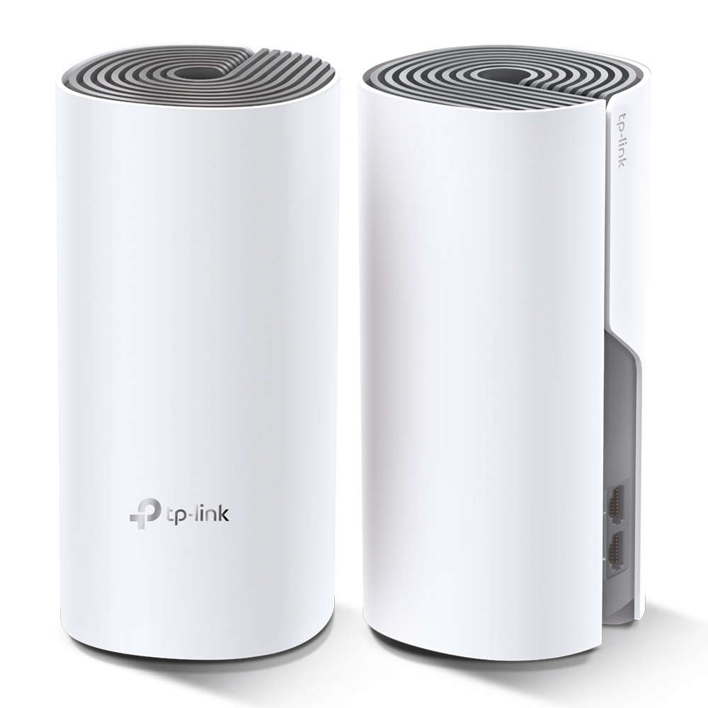 Tp-Link - Deco E4 - AC1200 Whole Home Mesh Wi-Fi System (2-Pack) - Tp-Link - Deco E4 - AC1200 Who...
