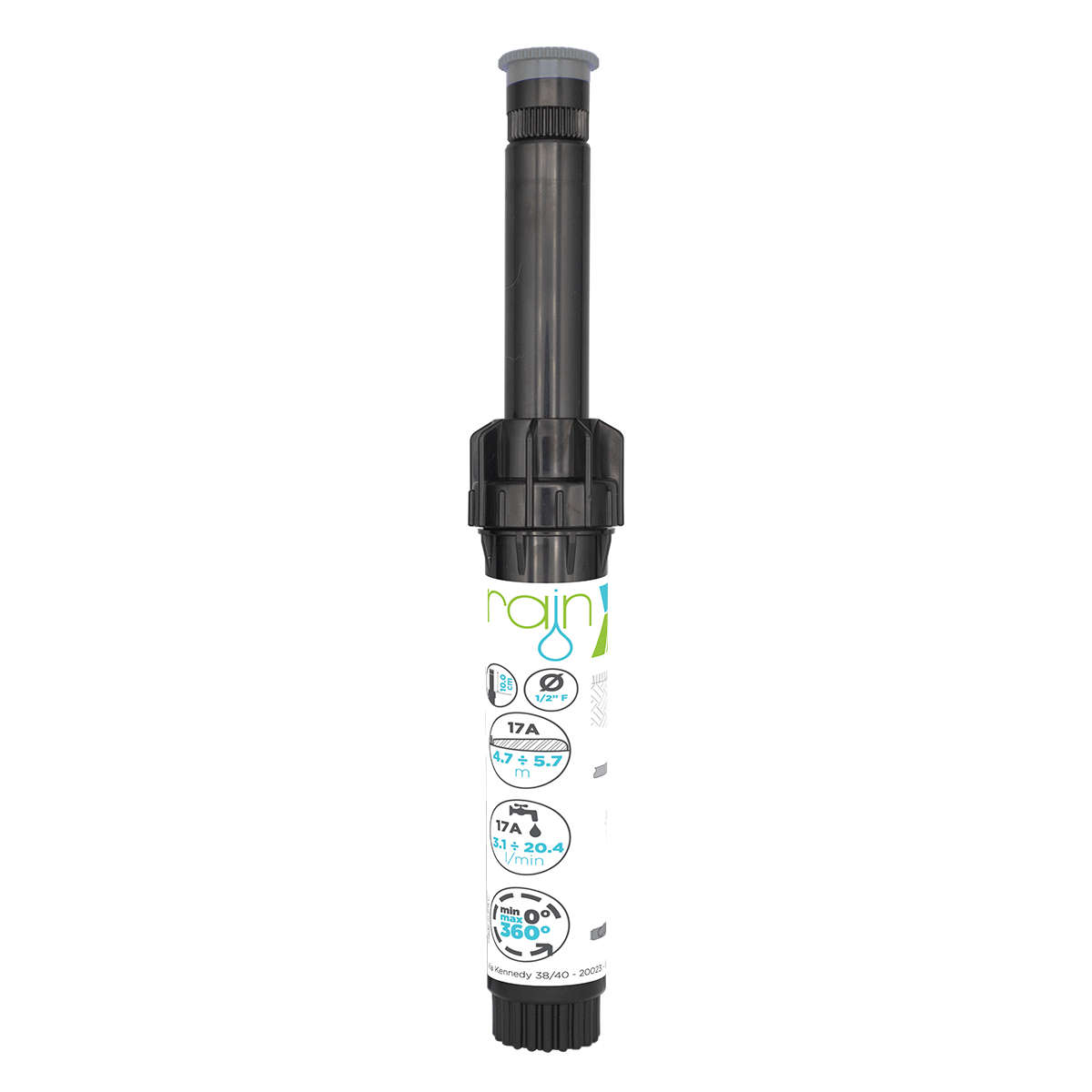 RAIN - Spray S020 Grey 17A 10cm Radius 5.7M - RAIN - Spray S020 Grey 17A 10cm Radius 5.7M