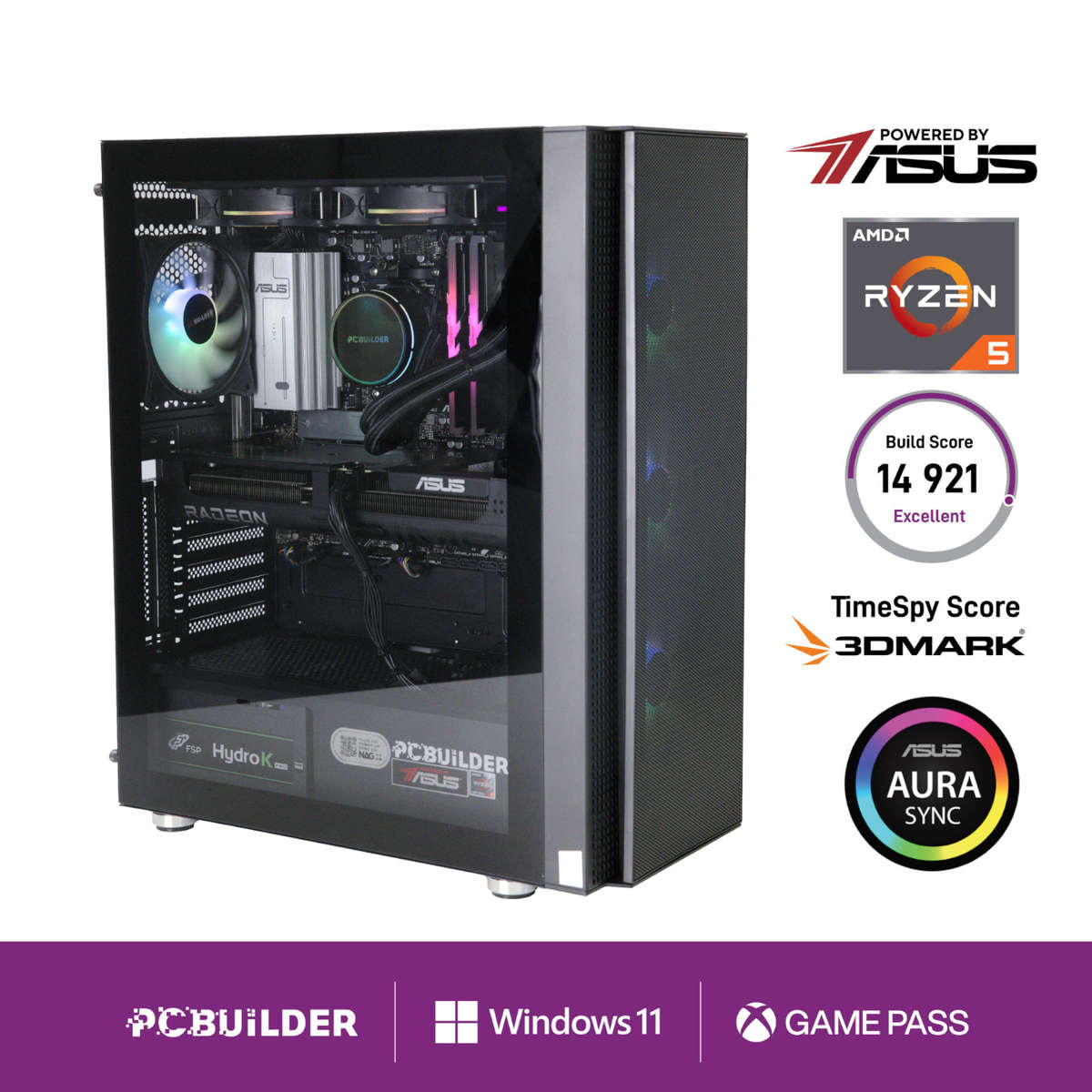 PCBuilder - Ryzen 5 7600 Seeker Windows 11 Gaming PC - PCBuilder - Ryzen 5 7600 Seeker Windows 11...