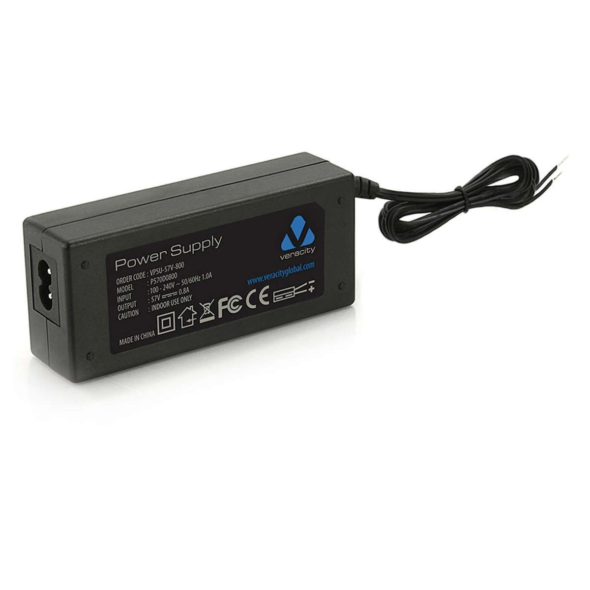Veracity - Optional 57V PSU 0.8A For PoE+ - Veracity - Optional 57V PSU 0.8A For PoE+