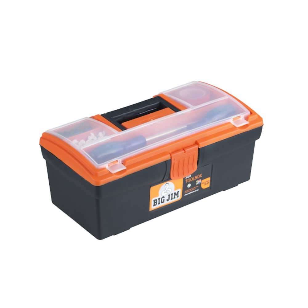 Toolbox Standard 32cm (Orange Organiser Lid) - Toolbox Standard 32cm (Orange Organiser Lid)