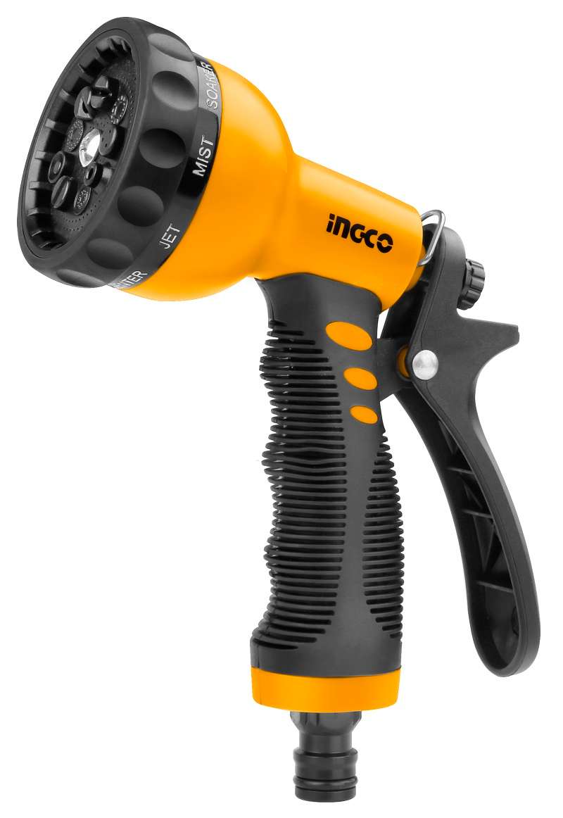 Ingco - Plastic Trigger Spray Nozzle (9 Different Patterns) - Ingco - Plastic Trigger Spray Nozzl...