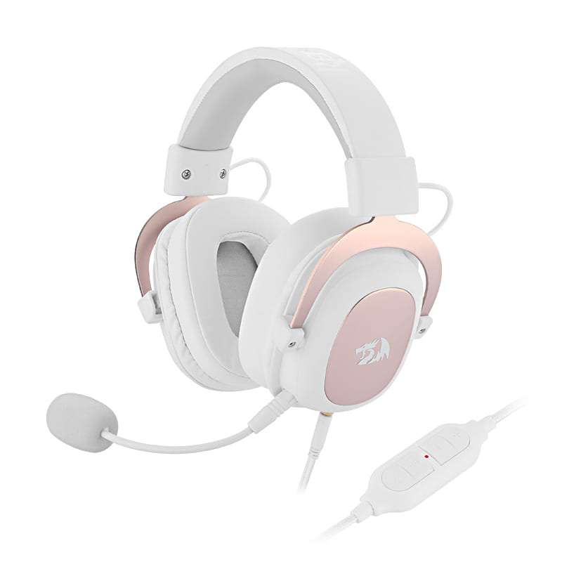Redragon - Zeus 7.1 Gaming Headset - White - Redragon - Zeus 7.1 Gaming Headset - White