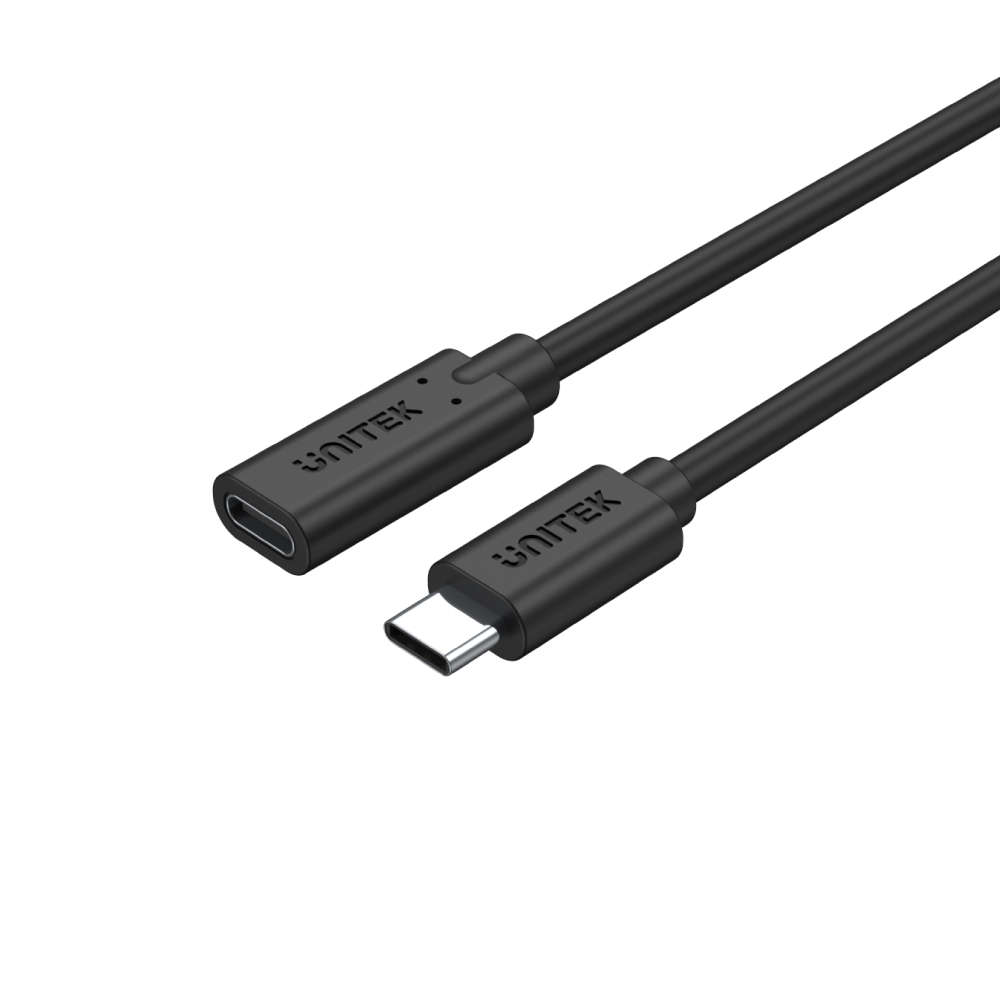 Unitek - 0.5M Usb3.2 Type-C, M-F Ext Cable(C14086Bk) - Unitek - 0.5M Usb3.2 Type-C, M-F Ext Cable...
