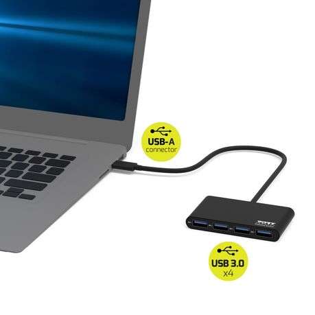 Port - USB 3.0 4-Port USB-A Hub - Port - USB 3.0 4-Port USB-A Hub